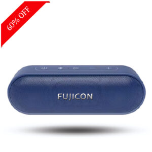Fujicon Wireless Bluetooth 5.3 Speakers with Loud Stereo Sound & Rich Bass 16W,24H Playtime,150 ft Bluetooth Range,Outdoor Lightweight IPX7 Waterproof,Built-in Mic(Blue)