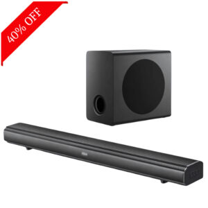 Fuji X120 with Subwoofer | 2.1 Channel | 3Eq Modes | 120W Bluetooth Soundbar | Black