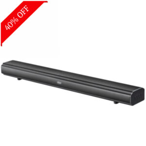 Fuji 80W Bluetooth Soundbar with Remote (Cinematic Sound, 2.2 Channel, Black)